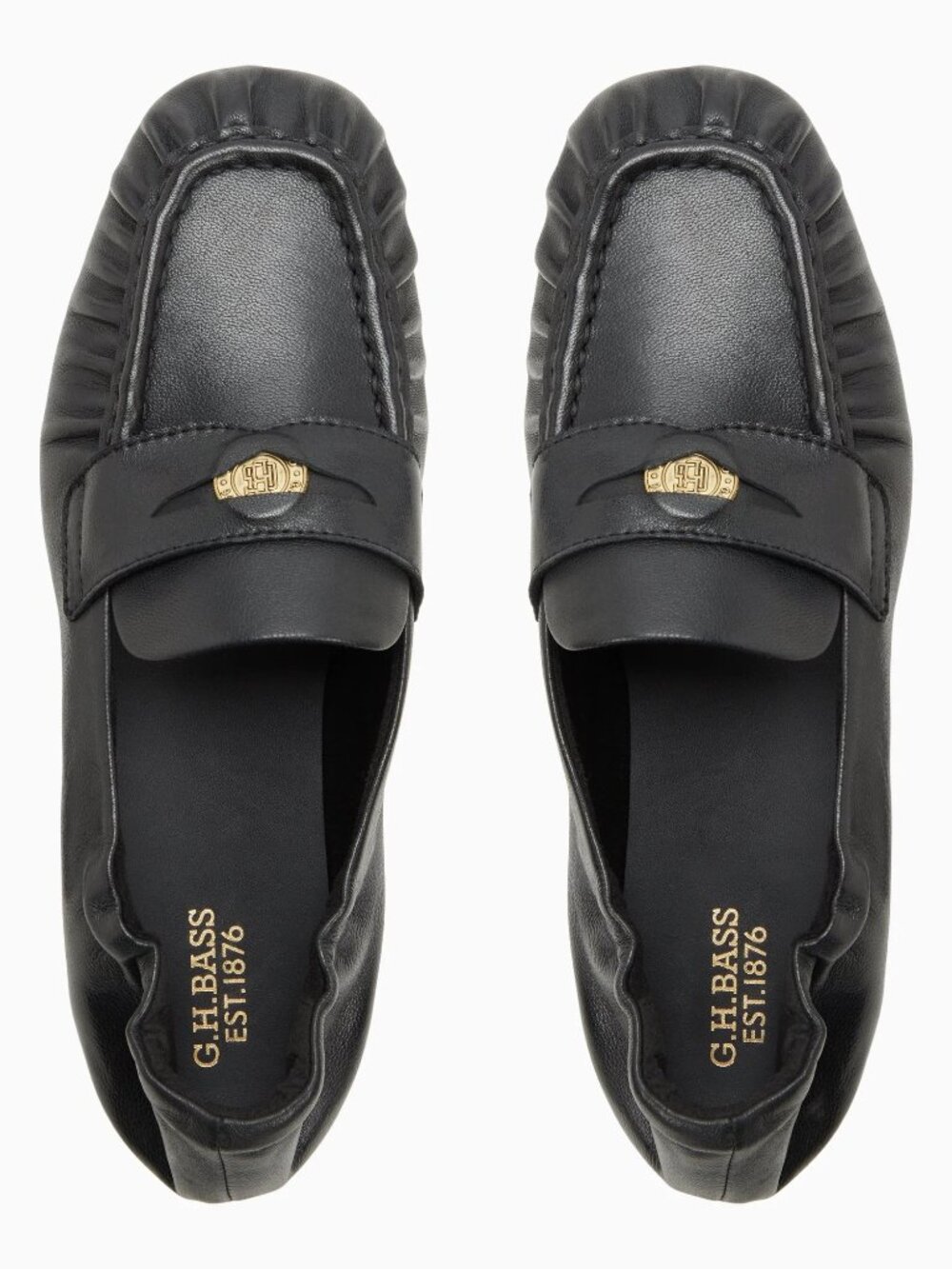 NEW G.H. Bass Women's Rumi Penny Loafers in Black
